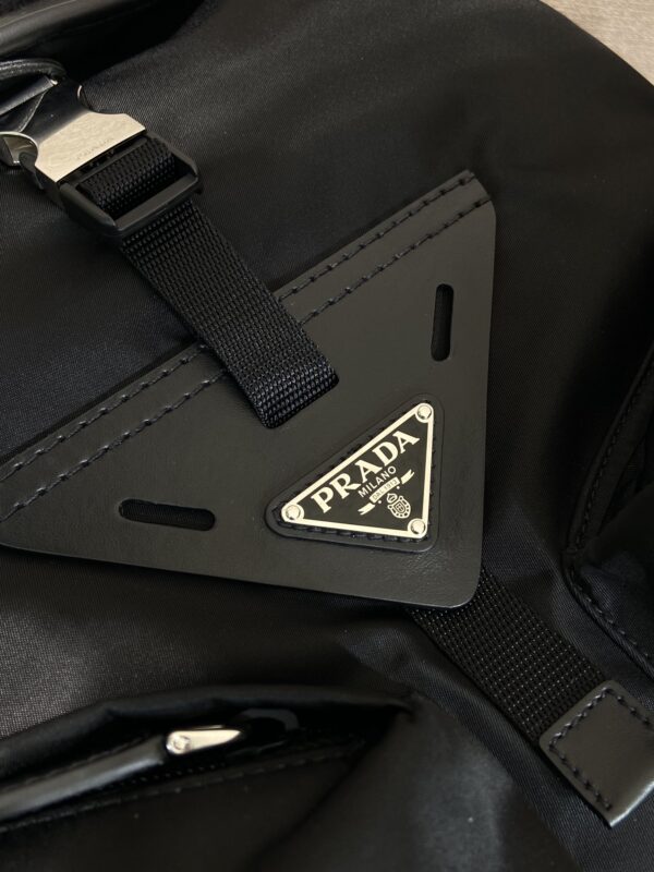 Prada Re-Nylon and leather backpack
