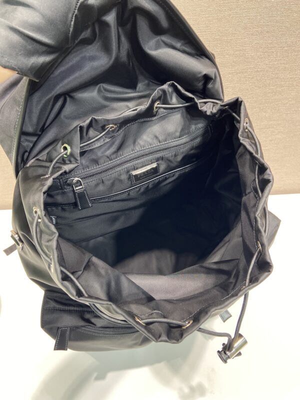 Prada Re-Nylon and leather backpack