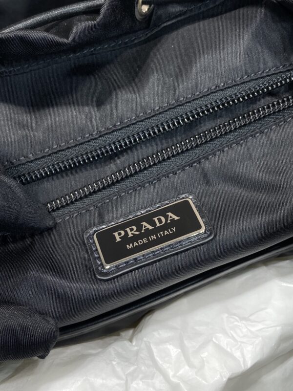 Prada Re-Nylon and leather backpack