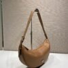 Prada Demi-lune large leather shoulder bag