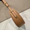Prada Demi-lune large leather shoulder bag