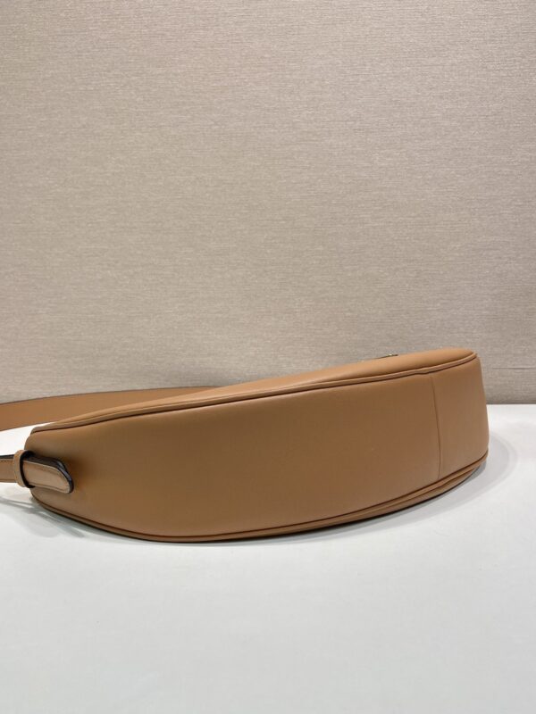 Prada Demi-lune large leather shoulder bag