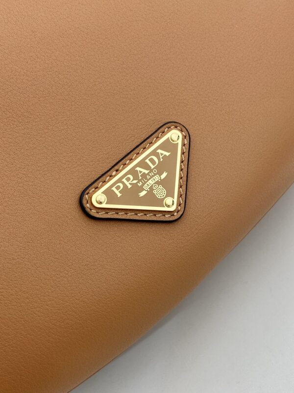 Prada Demi-lune large leather shoulder bag