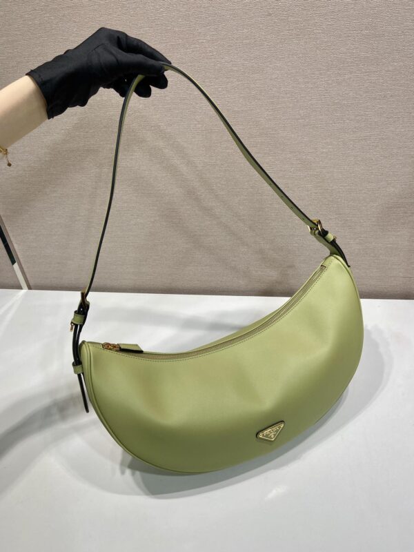 Prada Demi-lune large leather shoulder bag
