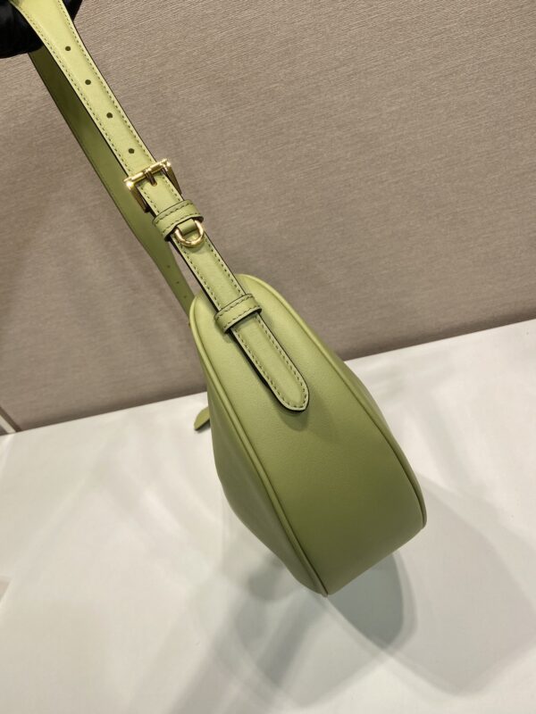 Prada Demi-lune large leather shoulder bag