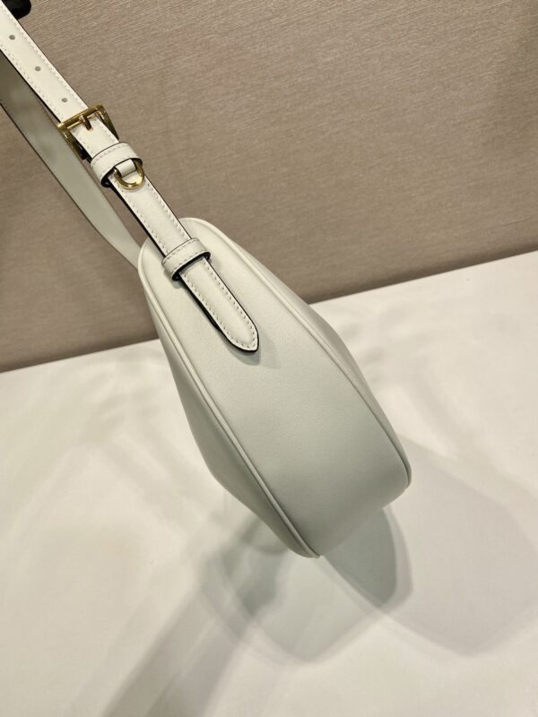Prada Demi-lune large leather shoulder bag