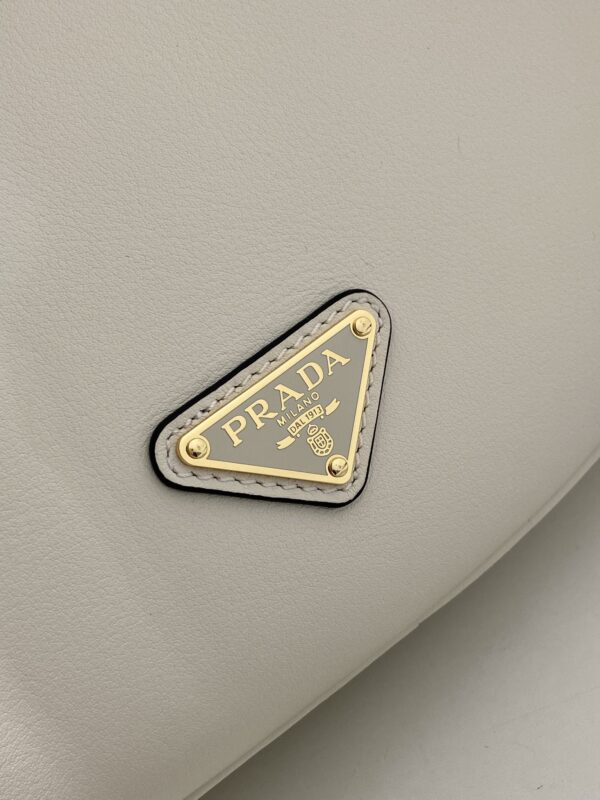 Prada Demi-lune large leather shoulder bag