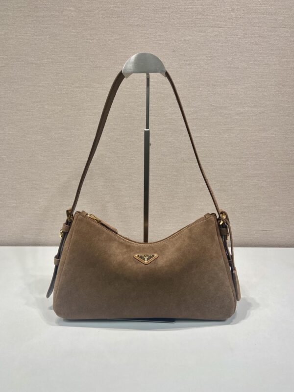 Prada Aim??e medium suede shoulder bag