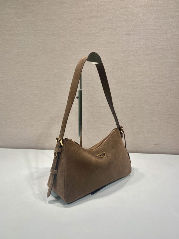Prada Aim??e medium suede shoulder bag