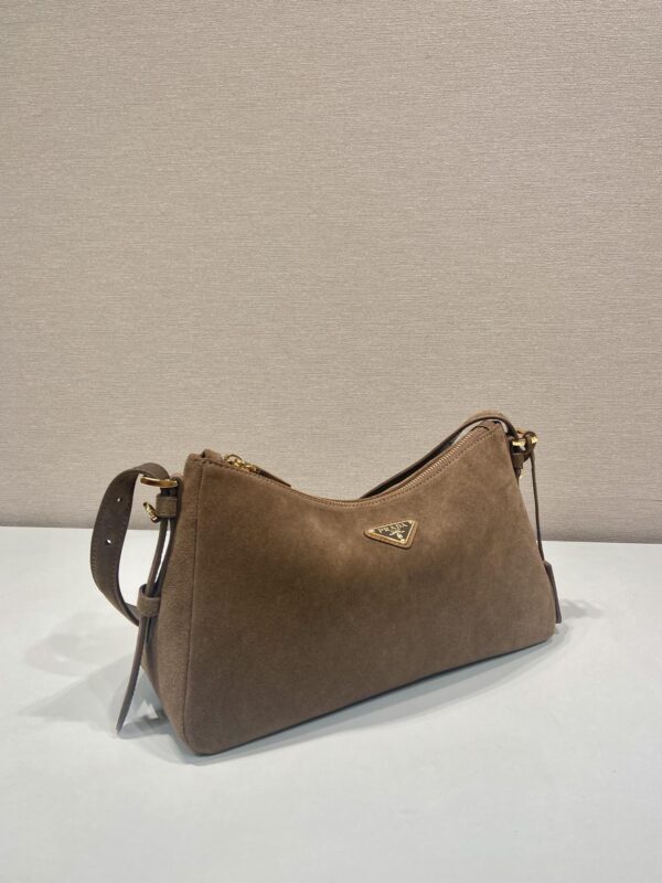 Prada Aim??e medium suede shoulder bag