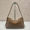 Prada Aim??e medium suede shoulder bag