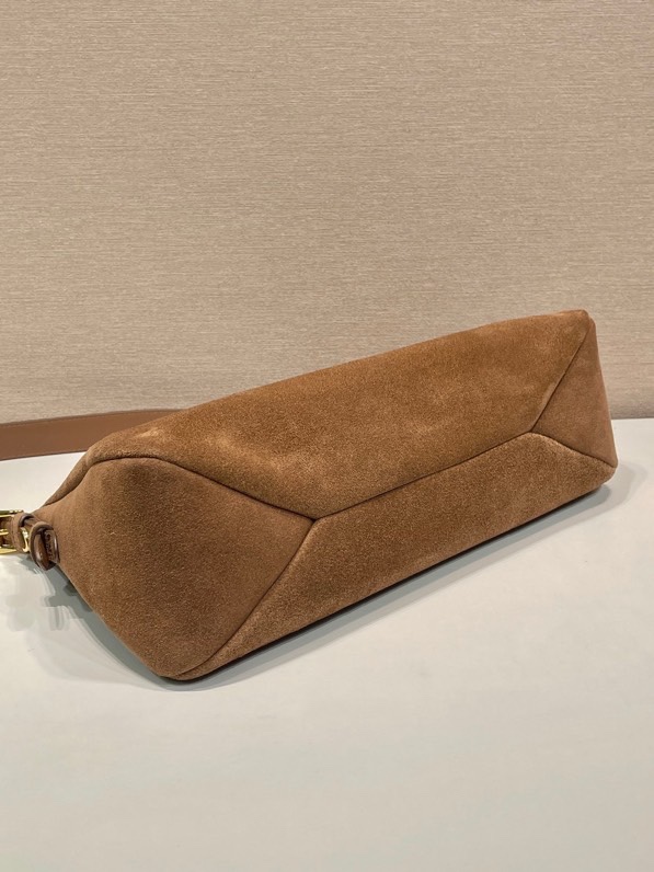 Prada Aim??e medium suede shoulder bag