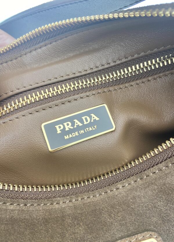 Prada Aim??e medium suede shoulder bag