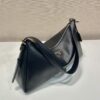 Prada Demi-lune large leather shoulder bag