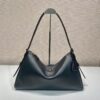 Prada Demi-lune large leather shoulder bag