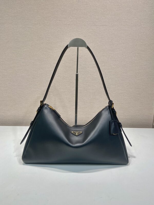 Prada Demi-lune large leather shoulder bag