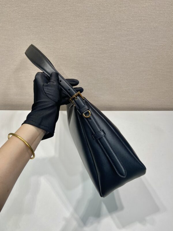 Prada Demi-lune large leather shoulder bag