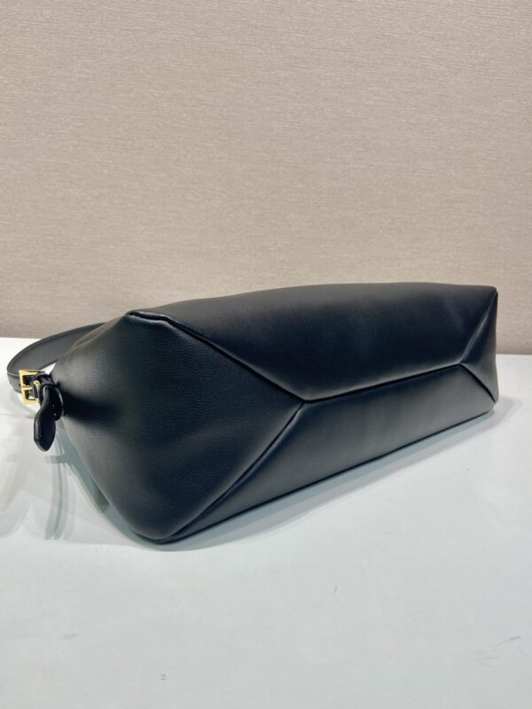 Prada Demi-lune large leather shoulder bag