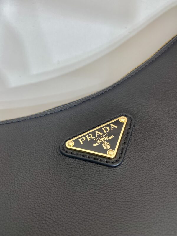 Prada Demi-lune large leather shoulder bag