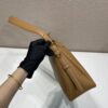 Prada Demi-lune large leather shoulder bag