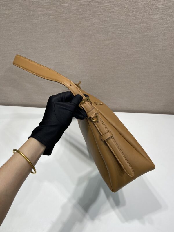 Prada Demi-lune large leather shoulder bag