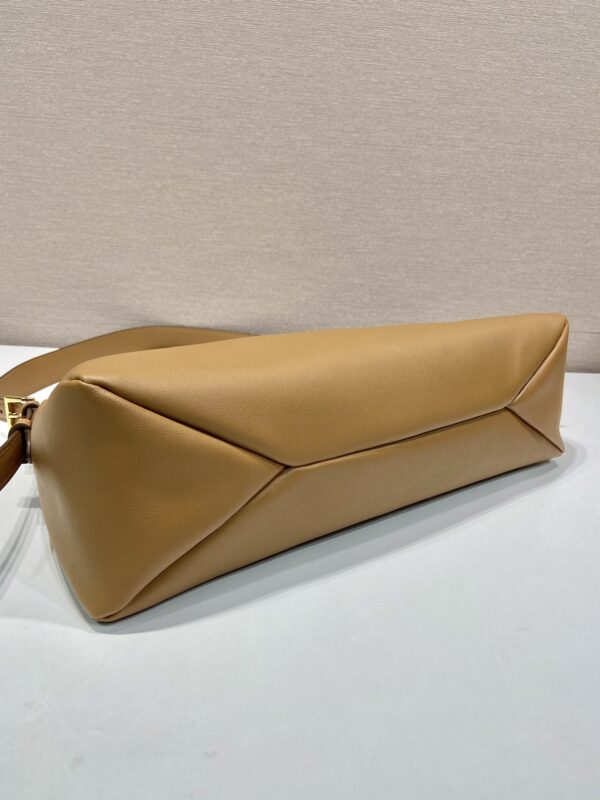 Prada Demi-lune large leather shoulder bag