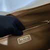 Prada Demi-lune large leather shoulder bag