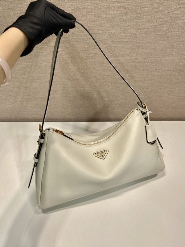 Prada Demi-lune large leather shoulder bag