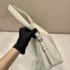 Prada Demi-lune large leather shoulder bag