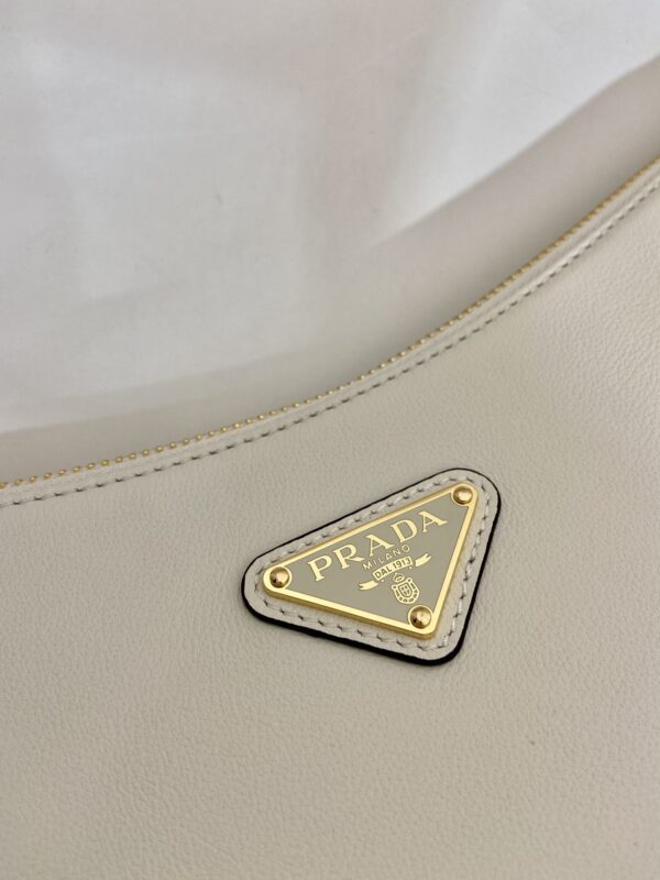 Prada Demi-lune large leather shoulder bag