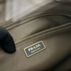 Prada Demi-lune large leather shoulder bag