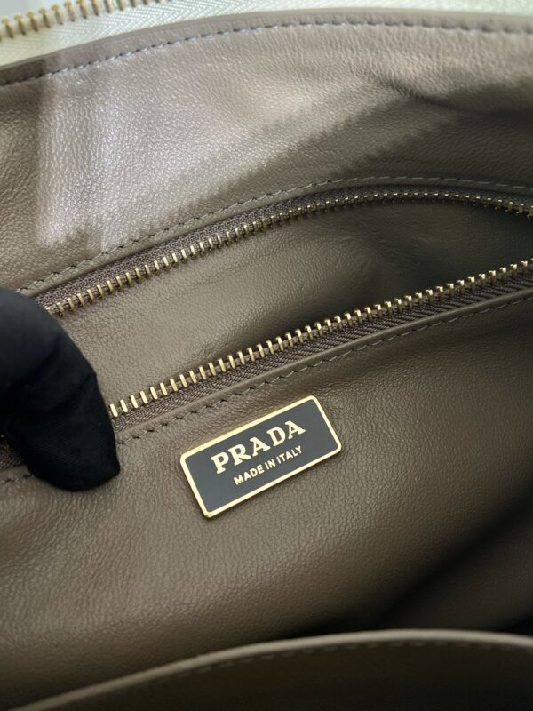 Prada Demi-lune large leather shoulder bag