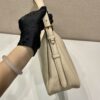 Prada Demi-lune large leather shoulder bag