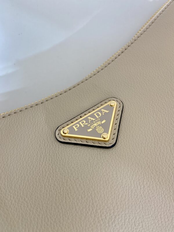 Prada Demi-lune large leather shoulder bag