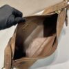 Prada Demi-lune large suede shoulder bag