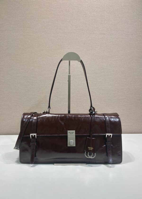 Prada Aim??e medium leather shoulder bag