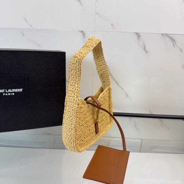 YSL LE5À7 Mini In Raffia