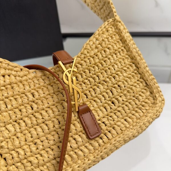 YSL LE5À7 Mini In Raffia