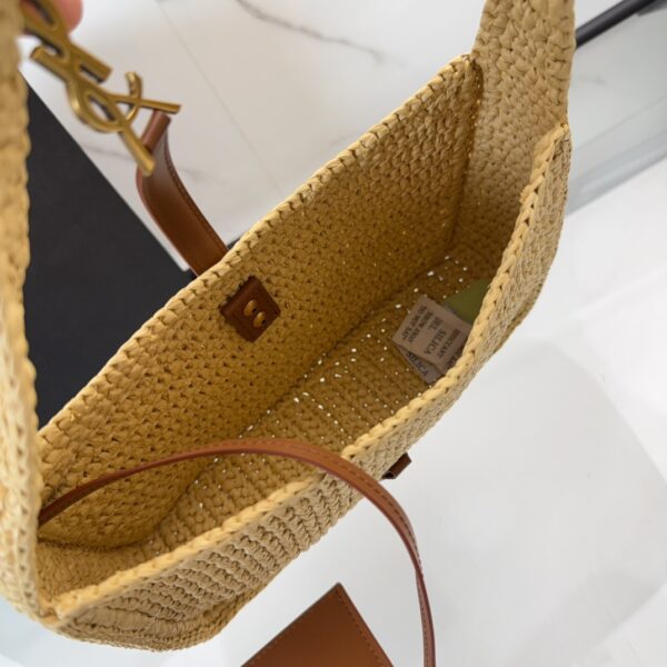YSL LE5À7 Mini In Raffia