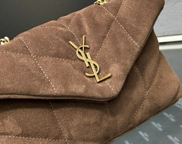 YSL Toy Puffer In Suede