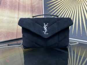 YSL Toy Puffer In Suede